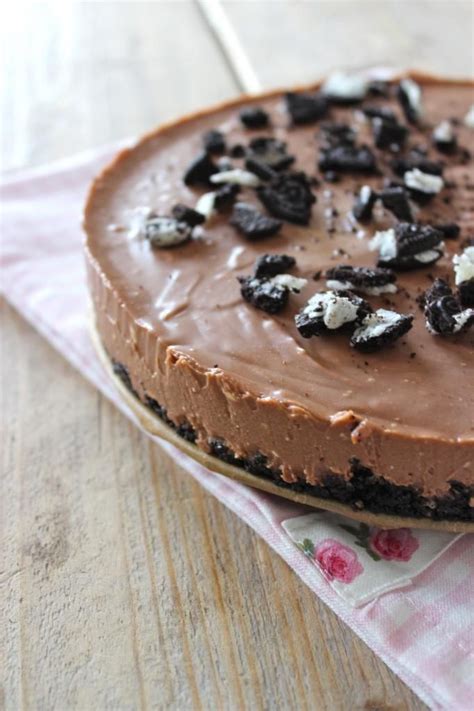 Chocolade-oreo taart zonder oven Een heerlijke recept voor een taart
