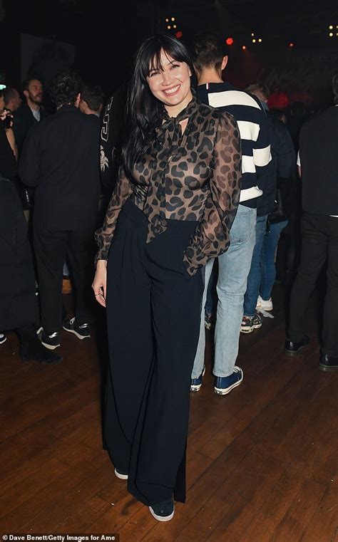 daisy lowe wows in sheer leopard print blouse and vick hope flaunts abs in crop top at glamorous
