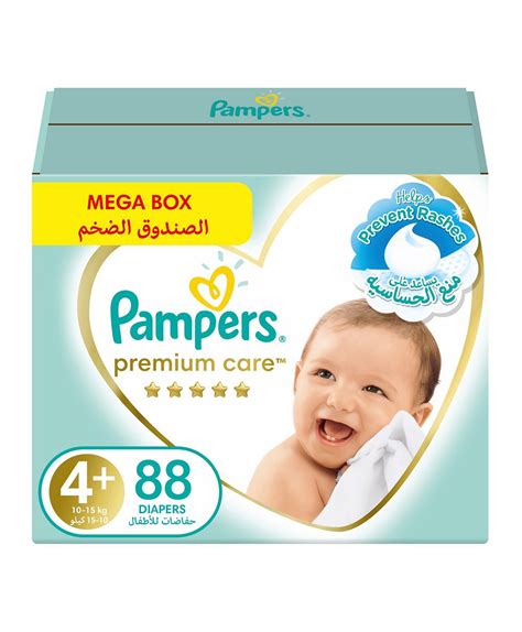 Pampers Premium Care Diapers Size 4 Plus Mega Box 88 Pieces Online In