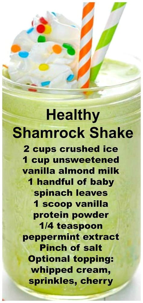 Healthy Shamrock Shake ~ Enjoy A Healthy Low Sugar Low Carb High
