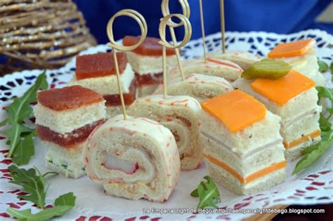 150g salpicón de entremeses fríos (jamón. Canapés frios y variados con pan de molde ...