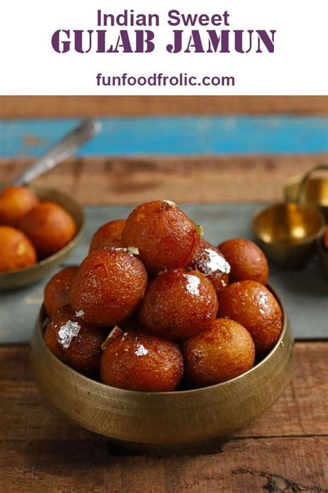 Gulab Jamun Recipe Khoya Gulab Jamun Fun Food Frolic Recipe Easy Indian Dessert Recipes