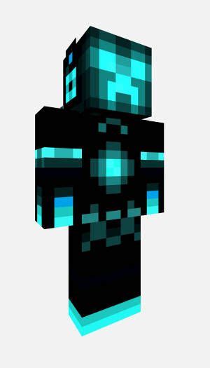 Minecraft Creeper Azul Skin Epic Minecraft Skins Minecraft