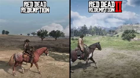 Comparison Red Dead Redemption Vs Red Dead Redemption 2 What Made The