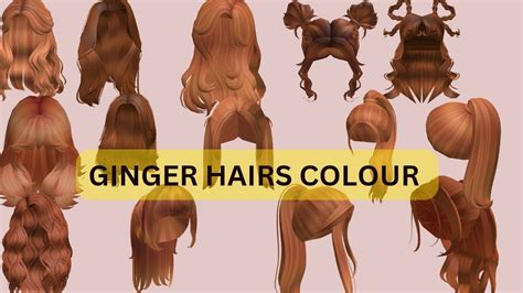 12 Ginger Orange Hair Codes For Bloxburg Ontrending Bloxburgcodes