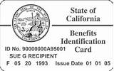 Photos of California Insurance Identification Card