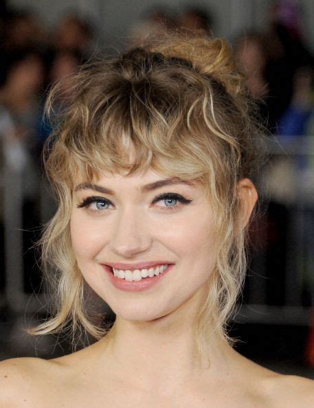 Imogen Poots Haircut A Closer Look At Imogen Poots S Short Blond Curly Hairstyle Hair