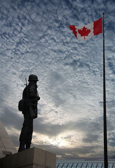 Canadian Soldier Fallen Soldier Memorial Ottawa On By Benjamin
