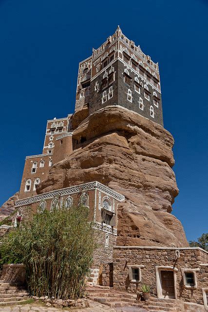 Palace Dar Al Hajar Near Sanaa Yemen By Its A Beautiful World