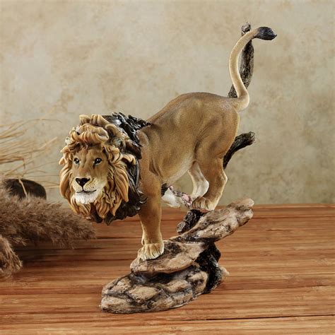 We appreciate your business and look forward to serving you in the future. On the Hunt Lion Table Sculpture