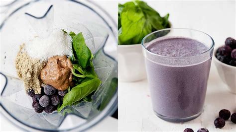 Easy Blueberry Spinach Smoothie Youtube