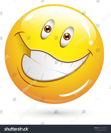 Smiley Vector Illustration Very Happy Face 132322727 Shutterstock