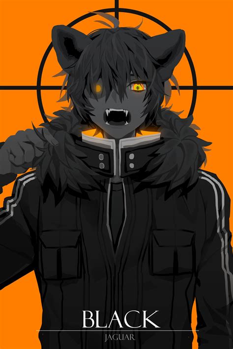 Black Jaguar Wolf Boy Anime Anime Monsters Anime Demon Boy