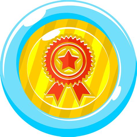 Round Red Award Button Icon Free Download Transparent Png Creazilla