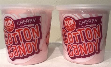 Fun Sweets Cotton Candy Tubs Cherry Free Shipping Ebay