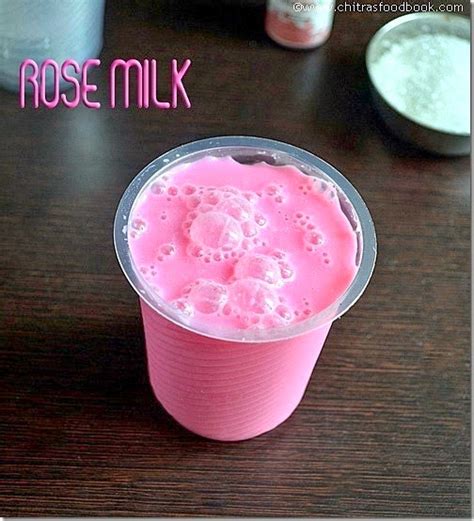 rose milk recipe summer drinks recipes chitra s food book