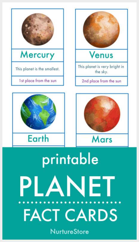 Planet Facts For Kids Printable