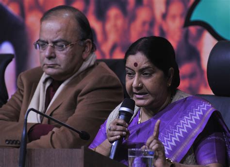 Smt Sushma Swaraj And Shri Arun Jaitley Addressing The Press
