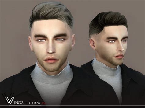 Sims 4 Hairs The Sims Resource Wings Tz0428 Hair