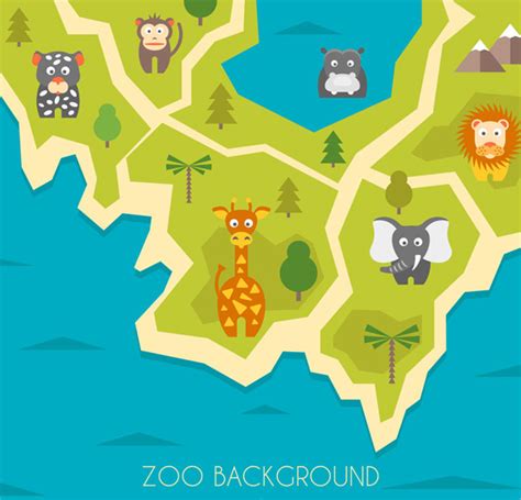 4-Designer | Zoo animal distribution map