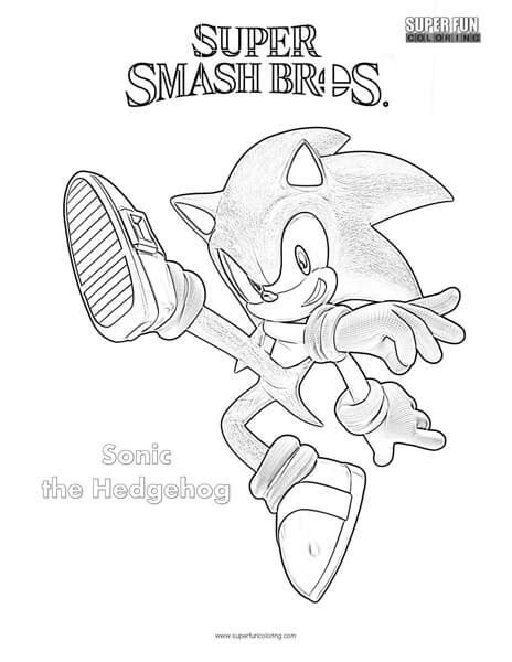 Super Smash Bros Ultimate Coloring Pages