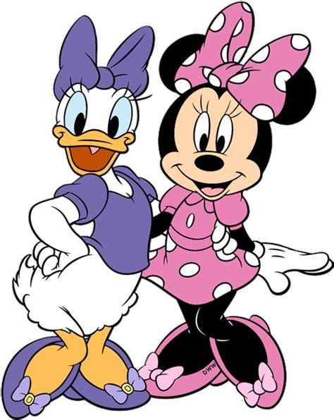 Minnie Mouse Daisy Duck Minnie Mouse And Daisy Clipart Png