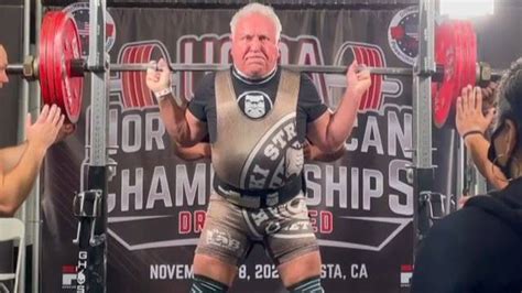 71 Year Old Powerlifter Sets 4 New World Records In One Day Ladbible
