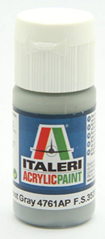 Italeri Acrylic Paint Flat Metal Gloss Silver 20mil 4678 Mr Models