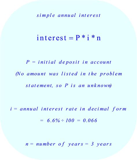 Algebra - Balance in Account that Pays Simple Interest