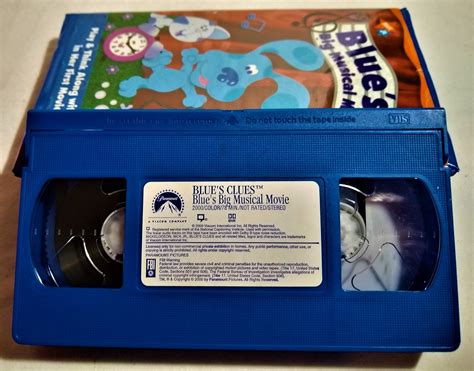 Blue S Clues First Movie Big Musical Movie VHS Viacom VHS Tapes