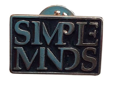 Pins Pin Simple Minds
