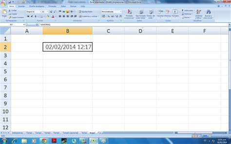 Función Ahora En Excel Funciones De Excel Excel Intermedio