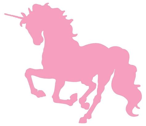 Pink Unicorn Silhouette At Getdrawings Free Download