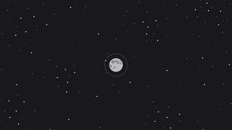 Many have a question, is suitable for a macbook? Moon, Space, Satellite, Simple Wallpapers HD / Desktop and ...
