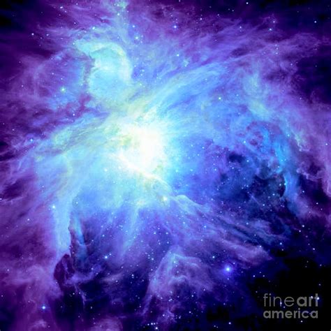 Orion Nebula Purple Periwinkle Blue Photograph By Johari Smith Pixels