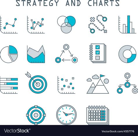 Business Infographic Icons Graphics Royalty Free Vector