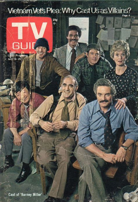 Cast Of Barney Miller July 1975 Tv Guide Barney Miller Classic