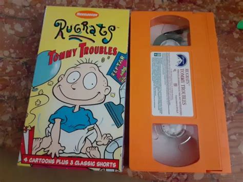 Rugrats Vhs Video Tape Tommy Troubles Cartoons Nickelodeon Sexiz Pix