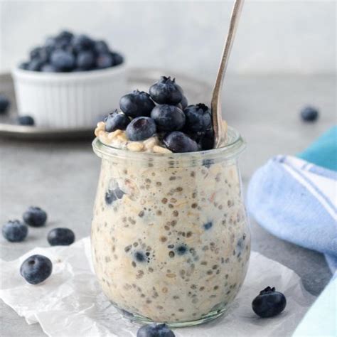 Blueberry Overnight Oats Flavor The Moments