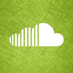 Green fabric soundcloud 2 icon - Free green fabric site logo icons - Green fabric icon set