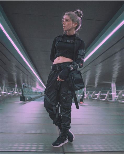 Techwear By Geometrieva Cyberpunk Clothes Dystopian Fashion
