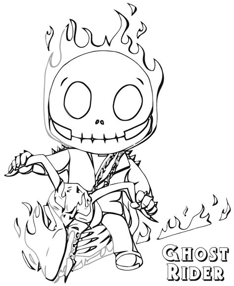 Each section bears unique mood and unforgettable atmosphere. Ghost Rider coloring pages | Coloring pages to download ...