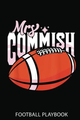 Football Playbook Funny Fantasy Football Mrs Commish Commissioner