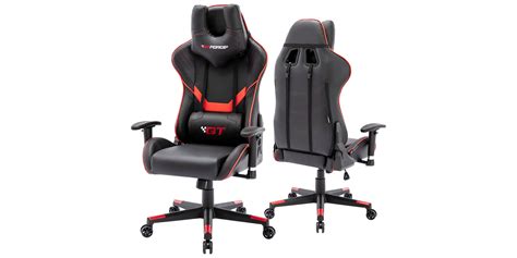 Gtforce Pro V8 Gaming Chair In Red