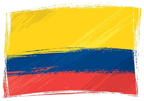 Grunge Colombia Flag 3497292 Vector Art At Vecteezy