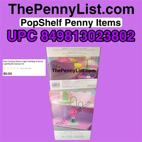 PopShelf Penny List 2023 — ThePennyList.com