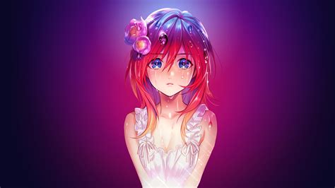 Anime Girl With Red Hair Cute Wallpapers Wallpaper Cave