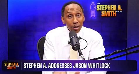 Stephen A Smith Brands Jason Whitlock The Devil A B And A Sorry Fat Piece Of S In