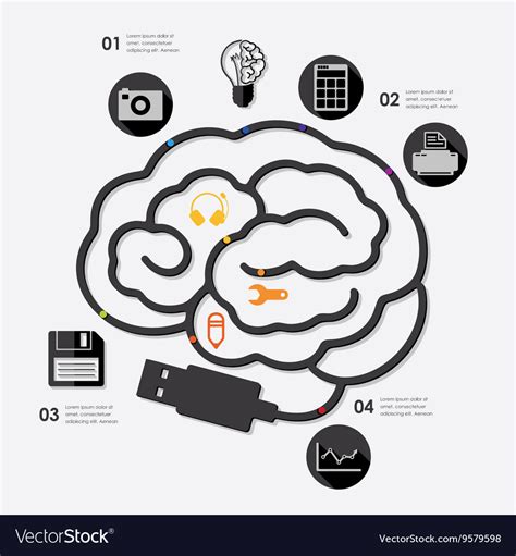 Technology Infographic Royalty Free Vector Image