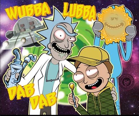 Let the rick one in: Smoking Rick And Morty Wallpaper Weed
